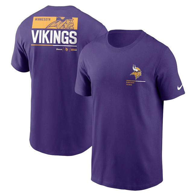 Men's Purple Minnesota Vikings Team Incline T-Shirt